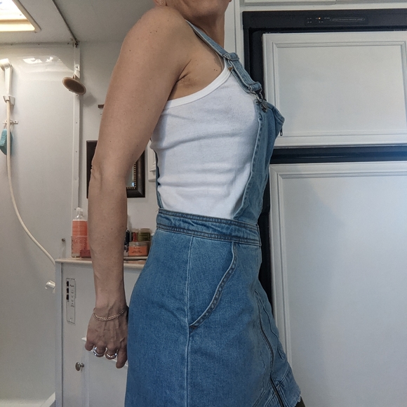 New❤️Wild Fable Zip Up Overall mini Dress sz XS - Picture 10 of 10